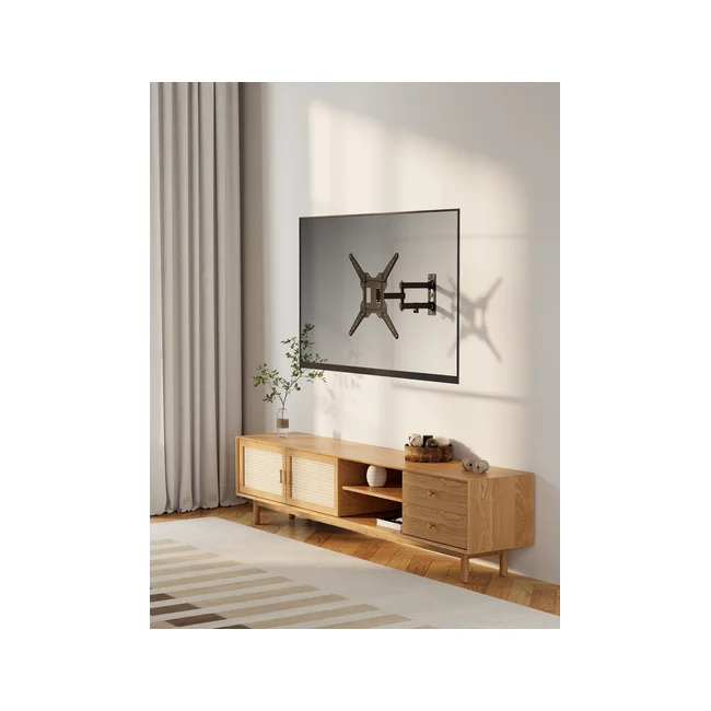 Manhattan Soporte con brazo articulado para pantalla de 23" a 55". Soporta una pantalla de 23" a 55" de hasta 30 kg (66 lbs.), +/-90° de giro, +3 a -10° de inclinación, brazo flexible que ahorra espacio, ideal para instalaciones en esquinas, negro image 6
