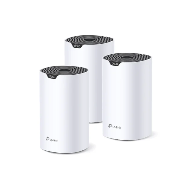 TP-Link Deco S7 (3-pack) Doble banda (2,4 GHz / 5 GHz) Wi-Fi 5 (802.11ac) Blanco, Negro Interno