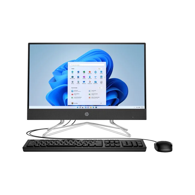 HP 200 G4 Intel® Core™ i5 i5-10210U 54.6 cm (21.5") 1920 x 1080 Pixeles PC todo en uno 8 GB DDR4-SDRAM 256 GB SSD Windows 11 Pro Wi-Fi 5 (802.11ac) Negro image 2