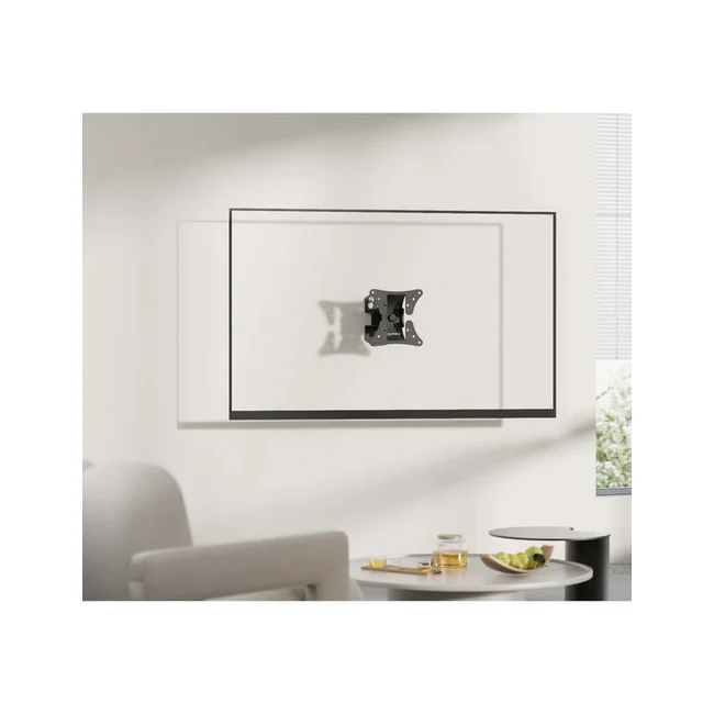 Manhattan Soporte de pared con pivote para pantalla de 13" a 32". Sujeta una pantalla o monitor de 13" a 32" de hasta 30 kg (66 lbs.), +/- 20° de inclinación, +/-30° de giro, soporte de un solo perno (pivote), negro image 8
