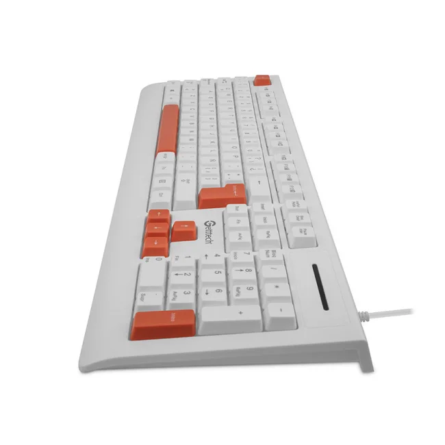 Getttech GGK-ESMWR-02-WH teclado Universal USB Blanco image 4