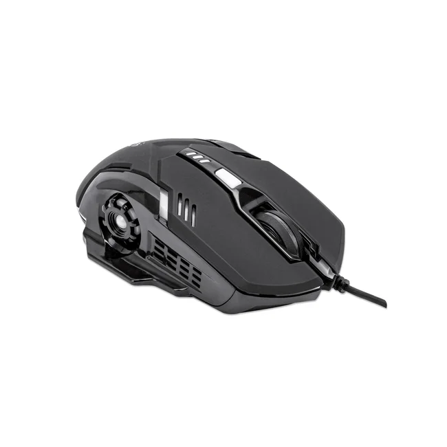 Manhattan Ratón óptico LED para juegos con cable image 5