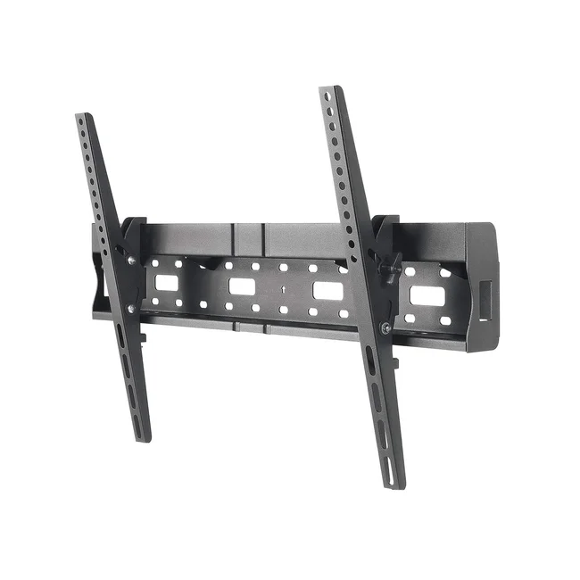 Manhattan Soporte para TV, de pared, con inclinación, pantallas planas de 37" a 70" de máximo 35 kg, con área de almacén / repisa integrada