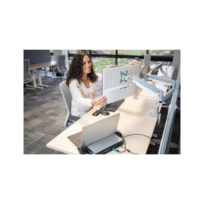 Kensington Brazo SmartFit® de altura ajustable con controles de un solo toque para dos monitores image 23