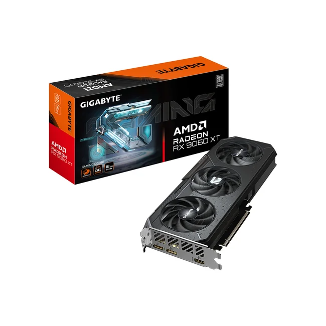 GIGABYTE Radeon RX 9060 XT GAMING OC 16G AMD 16 GB GDDR6 image 2