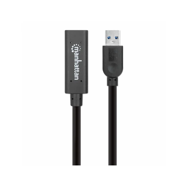 Manhattan 153737 cable USB USB 3.2 Gen 1 (3.1 Gen 1) 5 m USB A Negro image 7