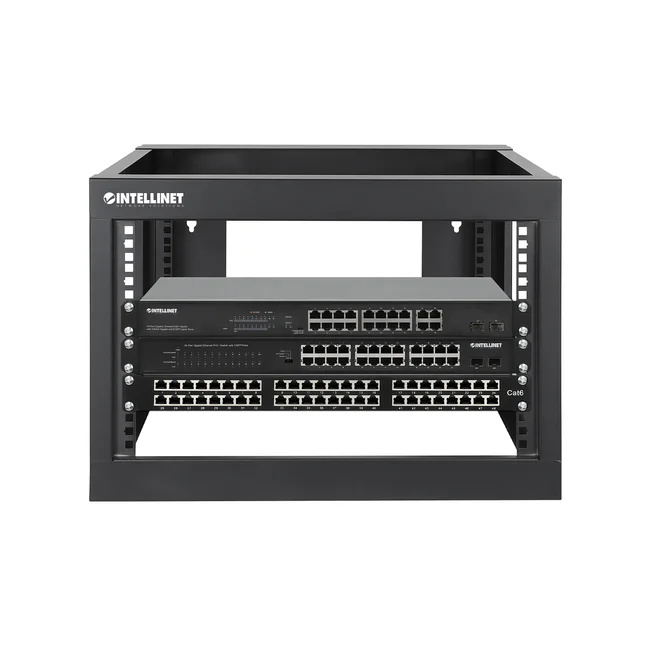 Intellinet Rack abierto de 19" para montaje en pared, 4 postes, 6U image 15