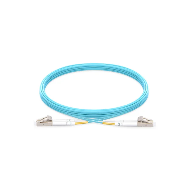 LinkedPRO LP-FOM3-LCLC-R01 InfiniBand/fibre optic cable 1 m LC OFNR Color aguamarina