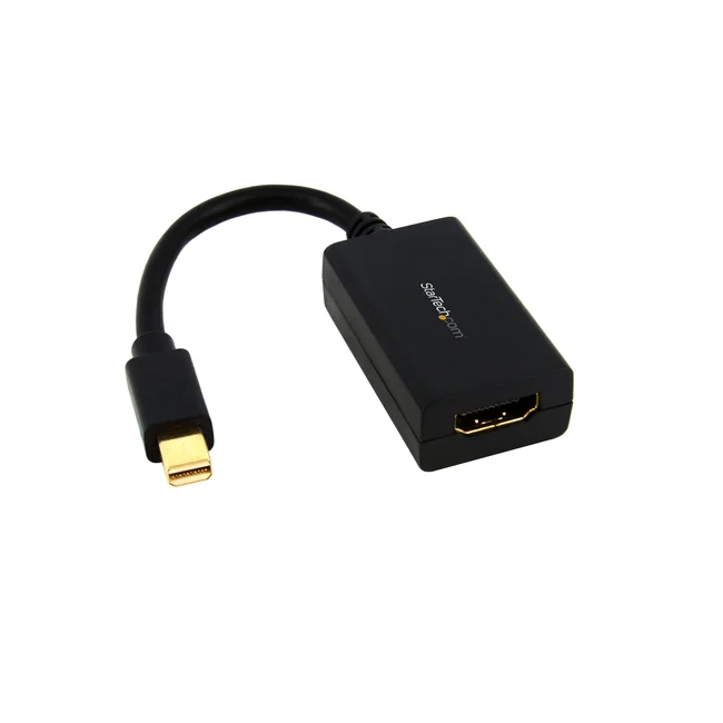 StarTech.com Adaptador Mini DisplayPort a HDMI - 1080p - Monitor/Pantalla/TV Mini DP a HDMI - Dongle Convertidor de Video Pasivo mDP 1.2 a HDMI - La Versión Mejorada es MDP2HDEC