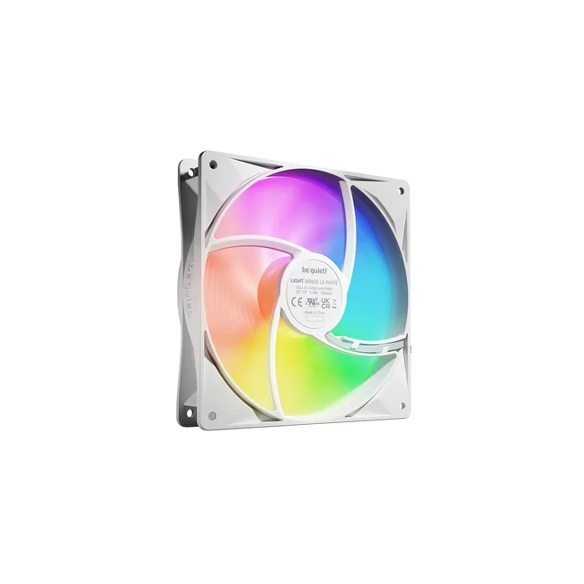 be quiet! LIGHT WINGS LX 140mm PWM High Speed 3-Pack White Gabinete de la computadora Ventilador 14 cm Blanco 3 pieza(s) image 6