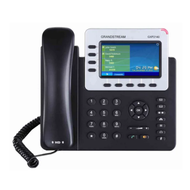 Grandstream Networks GXP2140 teléfono IP Negro 4 líneas LCD image 10