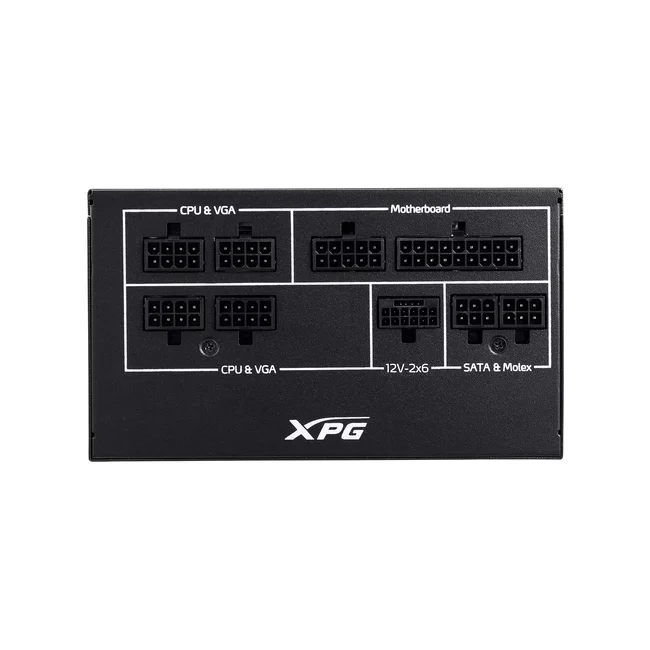 XPG COREREACTORII650G-BKCUS unidad de fuente de alimentación 650 W 24-pines ATX ATX Negro image 4