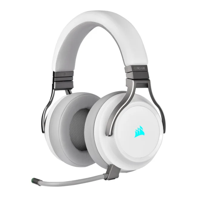 Corsair Virtuoso RGB Wireless Auriculares Inalámbrico y alámbrico Diadema Juego MicroUSB Blanco