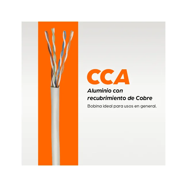 Intellinet BOBINA CABLE UTP DE RED CAT6 CCA ROLLO 305M SOLIDA GRIS, PyME image 14