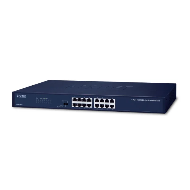 PLANET FNSW-1601 dispositivo de redes No administrado Fast Ethernet (10/100) 1U Azul image 3