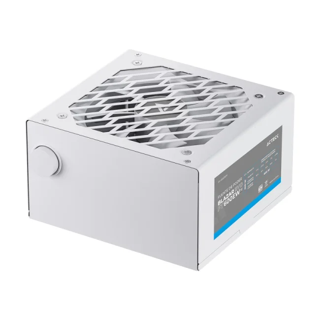 Acteck BLAZAR EVO FT 600E unidad de fuente de alimentación 600 W 20+4 pin ATX ATX Blanco image 6