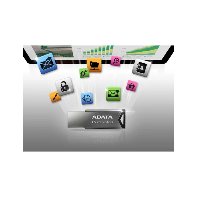 ADATA UV250 unidad flash USB 32 GB USB tipo A 2.0 Plata image 11