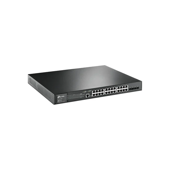 TP-Link JetStream TL-SG3428MP dispositivo de redes Gestionado L2+ Gigabit Ethernet (10/100/1000) Energía sobre Ethernet (PoE) 1U Negro image 2