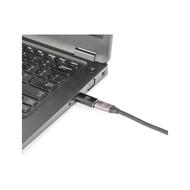 Manhattan 153980 cambiadores de género de cables USB A USB C Negro image 9