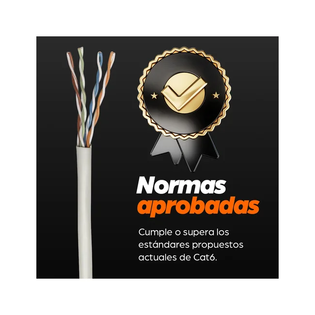 Intellinet Bobina de Cable UTP Cat6, Sólida, 100% cobre, CM image 17