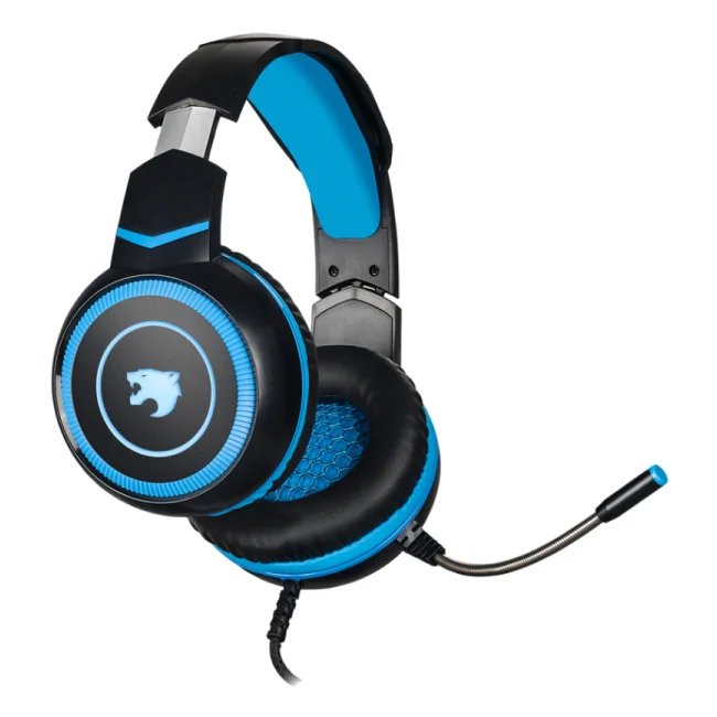 Yaguaret HGQUIMERAYGT audífono y auriculare Auriculares Alámbrico Diadema Juego USB Tipo C Negro, Azul image 4