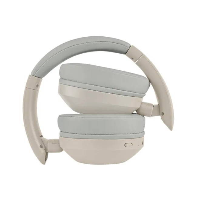 Perfect Choice PC-117148 audífono y auriculare Audífonos Inalámbrico y alámbrico Diadema Música USB Tipo C Bluetooth Beige, Gris image 9