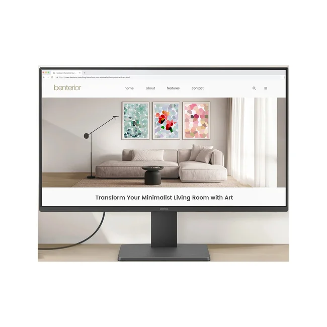 BenQ GW2491 monitor de computadora 60.5 cm (23.8") 1920 x 1080 Pixeles Full HD LED Negro image 5