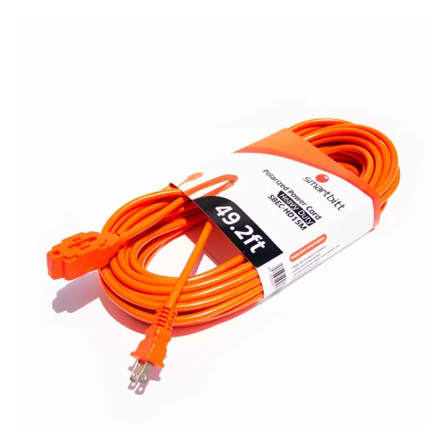 Smartbitt SBEC-HD15M extensión de corriente 15 m 3 salidas AC Interior Naranja image 4