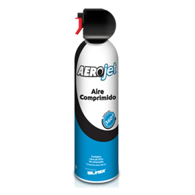 Silimex AeroJet 360° Teclado Filtro de aire comprimido de limpieza de equipos 440 ml