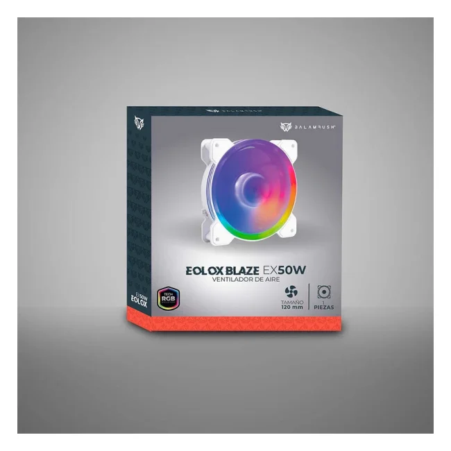 Balam Rush Eolox Blaze EX50W Gabinete de la computadora Enfriador de aire 12 cm Blanco 1 pieza(s) image 6