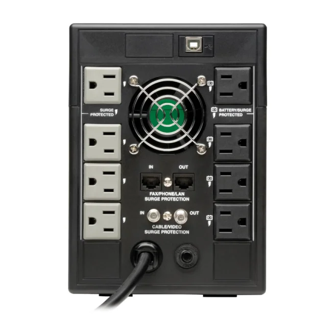 Tripp Lite SMART1300LCDT UPS SmartPro LCD Interactivo de 120V 1300VA 720W, AVR, en Torre, USB, 8 Tomacorrientes image 5