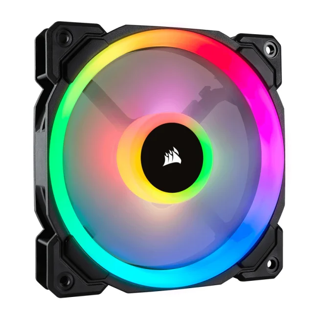 Corsair LL120 RGB Gabinete de la computadora Ventilador 12 cm Negro, Blanco image 10
