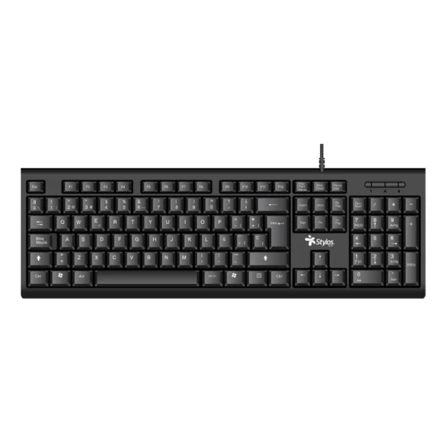 Stylos STPKTM4B teclado Ratón incluido USB Español Negro image 3