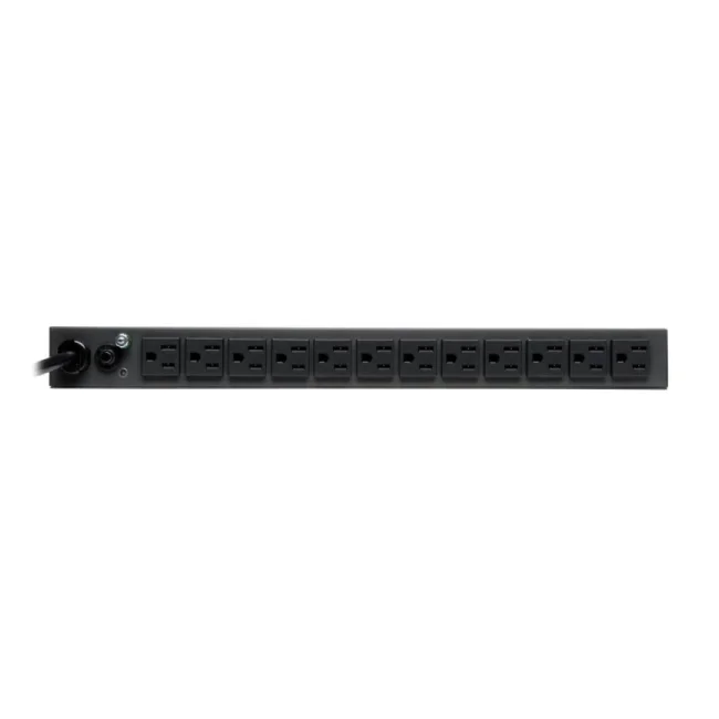 Tripp Lite PDUMH15 PDU Monofásico de 1.5kW con Medidor Digital Local, Tomacorrientes de 120V (13 5-15R), 5-15P, Entrada de 100V ~ 127V, Cable de 4.57 m [15 pies], Instalación en 1U de Rack image 4