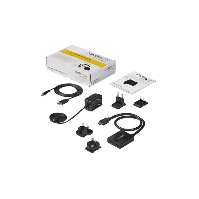 StarTech.com Divisor de Video HDMI de 2 Puertos - Splitter HDMI 4k 30Hz de 2x1 Alimentado por USB image 10