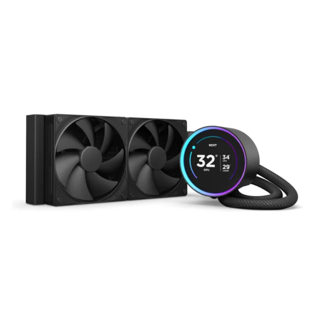 NZXT Kraken Elite 240 Procesador Refrigerador de líquidos todo en uno 12 cm Negro 1 pieza(s) image 2
