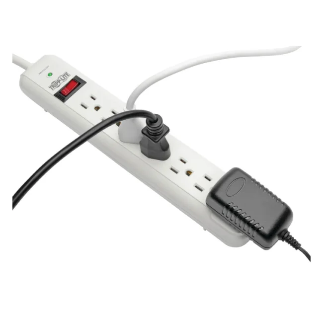 Tripp Lite STRIKER Supresor de Sobretensiones Protect It!, de 7 Tomacorrientes, Cable de 1.83 m (6 pies), 1080 Joules, 1 LED de Diagnóstico, Caja en Gris Claro image 8