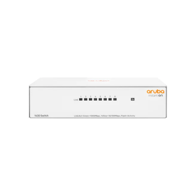 Aruba Instant On 1430 8G No administrado L2 Gigabit Ethernet (10/100/1000) Blanco