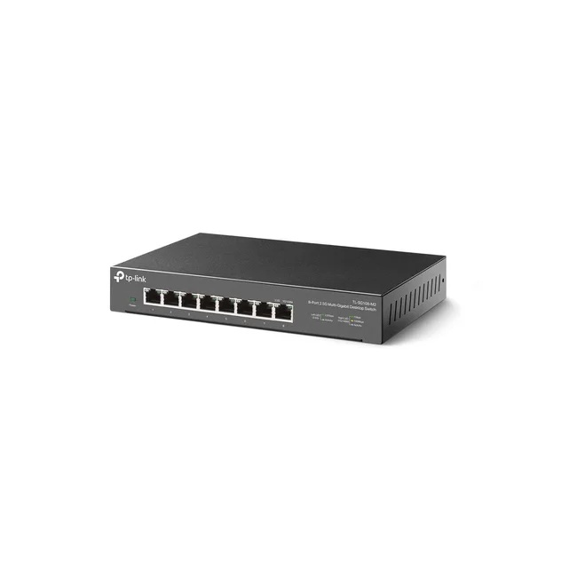 TP-Link TL-SG108-M2 dispositivo de redes No administrado 2.5G Ethernet (100/1000/2500) Negro image 2