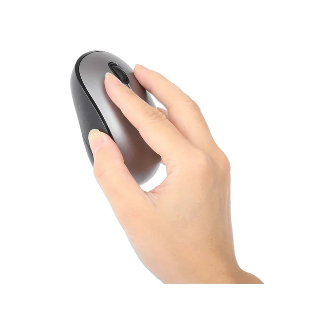 Manhattan Un solo receptor USB-A Nano para ambos, teclado inalámbrico con 12 teclas multimedia/función, mouse óptico ambidiestro con tres botones y rueda de desplazamiento, 1200 ppp, negro/plateado image 10
