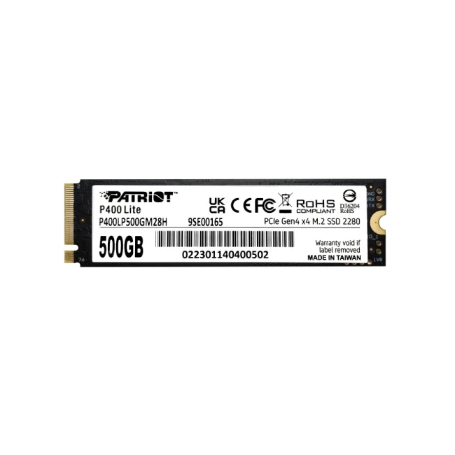 Patriot Memory P400 Lite 500 GB M.2 PCI Express 4.0 NVMe image 6