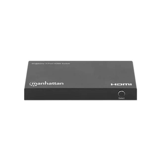Manhattan Alterna entre tres entradas HDMI en una salida HDMI (3x1), 4K60Hz, 18G, conmutación automática y manual, mando a distancia por infrarrojos, negro image 8