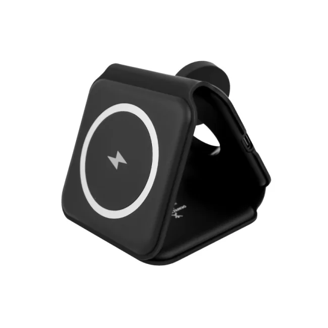 Perfect Choice PC-241034 cargador de dispositivo móvil Audífonos, Smartphone, Reloj inteligente Negro USB Cargador inalámbrico Carga rápida Interior image 5