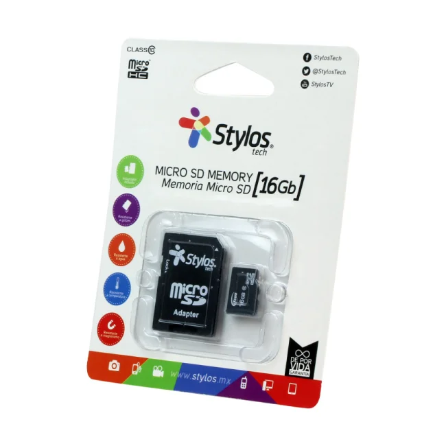 Stylos STMS161B memoria flash 16 GB MicroSDHC Clase 10 image 2