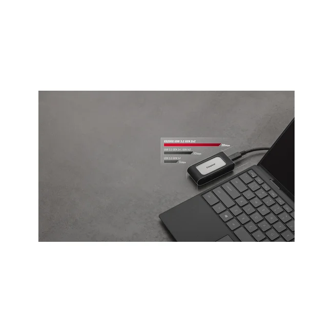 Kingston Technology XS2000 1 TB USB Tipo C 3.2 Gen 2 (3.1 Gen 2) Negro, Plata image 13