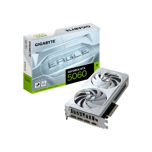 GIGABYTE GeForce RTX 5060 EAGLE OC ICE 8G NVIDIA 8 GB GDDR7