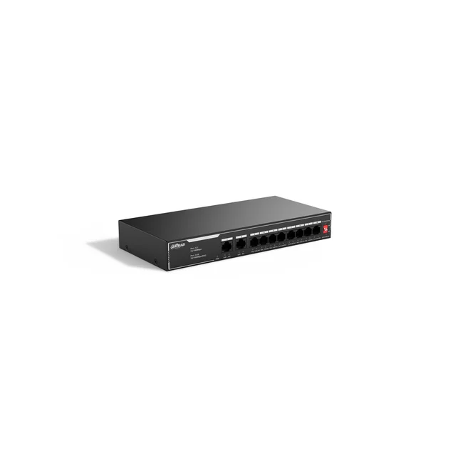 Dahua Technology PoE SF1010LP No administrado L2 Fast Ethernet (10/100) Energía sobre Ethernet (PoE) Negro image 4