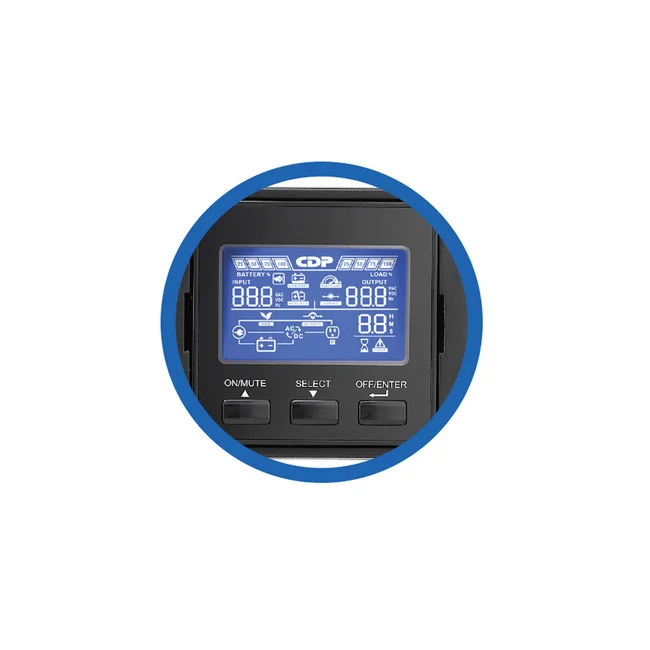CDP UPO11-1RT sistema de alimentación ininterrumpida (UPS) Doble conversión (en línea) 1 kVA 900 W 8 salidas AC image 11