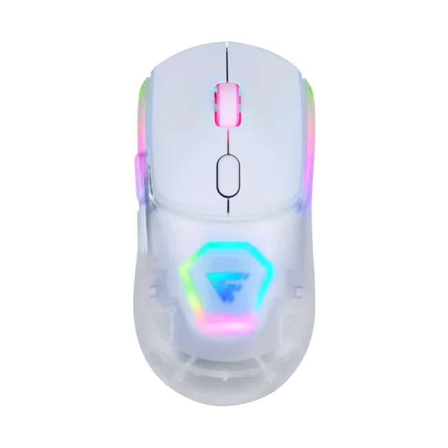 Game Factor MOW700-WH ratón Juego Ambidiestro RF Wireless + Bluetooth + USB Type-A 26000 DPI image 2