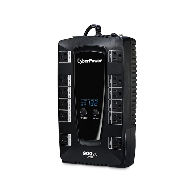 CyberPower AVRG900LCD sistema de alimentación ininterrumpida (UPS) Línea interactiva 0.9 kVA 480 W 12 salidas AC image 6